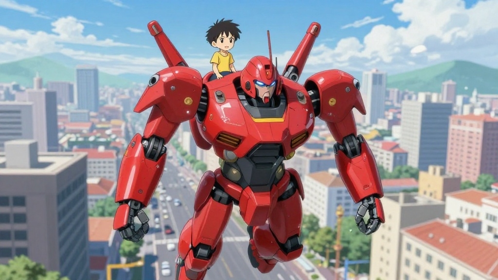 Аниме Робогерой 1 серия