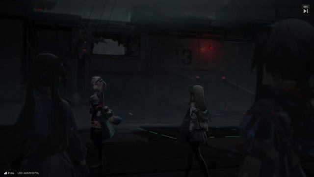 Бой с Приливолом и сцена после боя в игре Аркнайт