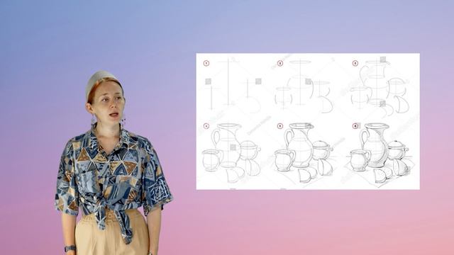 Симакова А.С. Этапы построения натюрморта. Часть 2