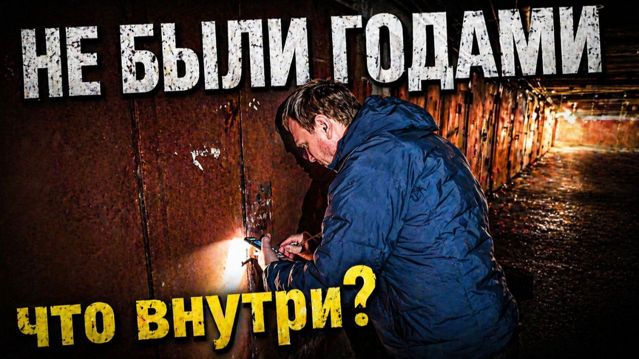 Не были в гараже несколько лет… вот что там осталось