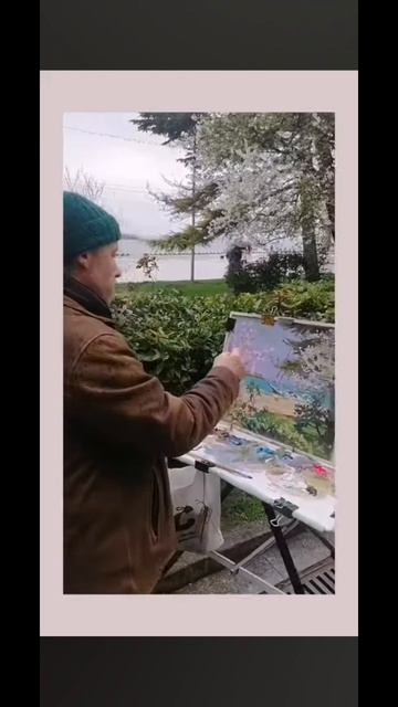 #Пленэр вид Ялты