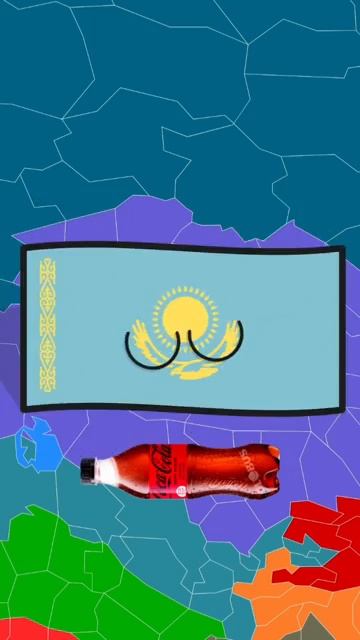 Казахстан стал Гарри Поттером #countryballs #memes #анимация #lifeisbutadream #history