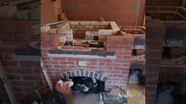 Русская печь в летней кухне