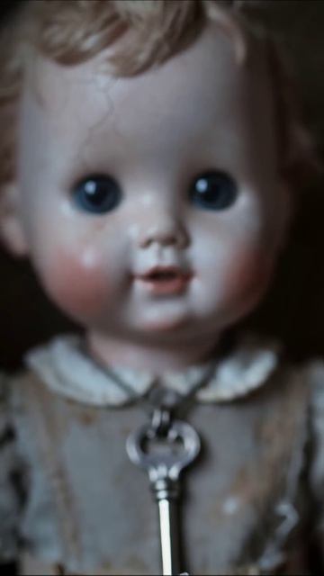 Загадочная кукла с ключом: что она скрывает? #жесть #мистика #антиквариат