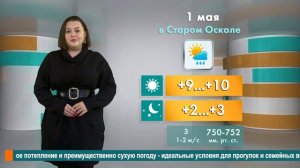Погода в Старом Осколе на 1 мая