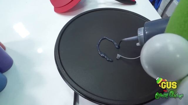 ULTIMATE PANCAKE ART  CHALLENGE ! Gus The Gummy Gator Vs. Weather Windy How To Make DIY Pancake
