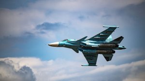 Российский Су-34 разбомбил опорный пункт ВСУ. Лучшее видео из зоны СВО