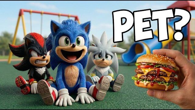 Мультфильм Я Смоделировал Sonic Shadow Silver В Реальной Жизни