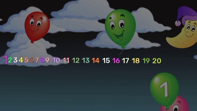 Детский развивающий мультфильм: лопаем шарики, считаем.