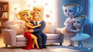 Папа Тунг Тунг Тунг Сахур пойман с любовницей! Маму и дочь выгоняют под дождь