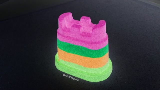 Very Satisfying ASMR 231 Drop And Squish Kinetic Sand
