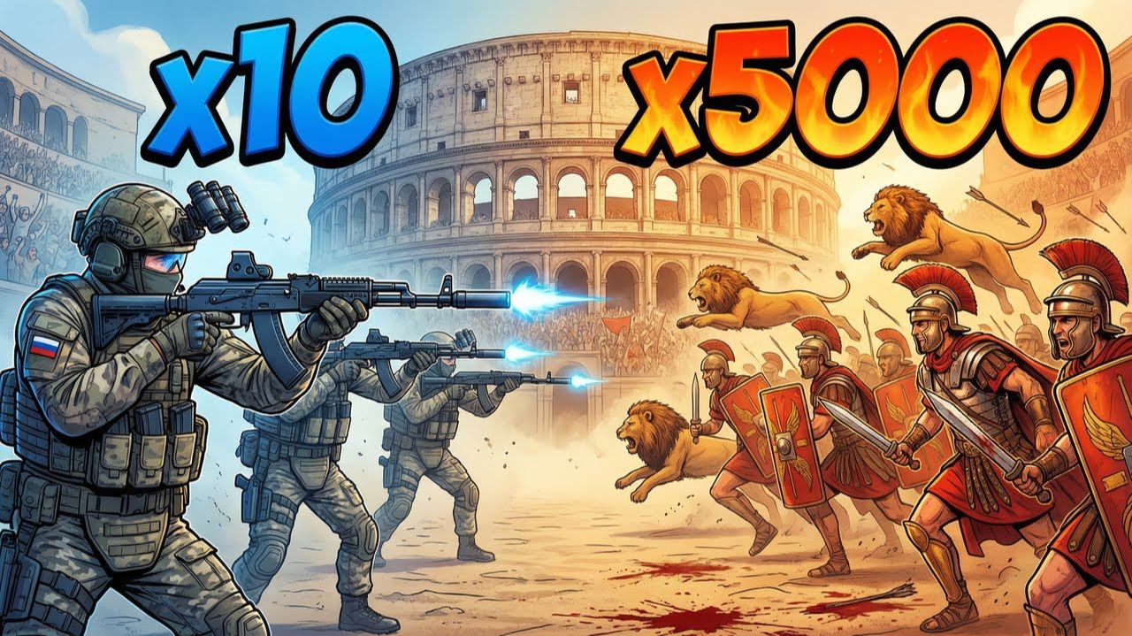 ЧТО ЕСЛИ СПЕЦНАЗ ССО сражается в РИМСКОМ Колизее?