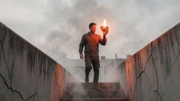 Дым на батарее