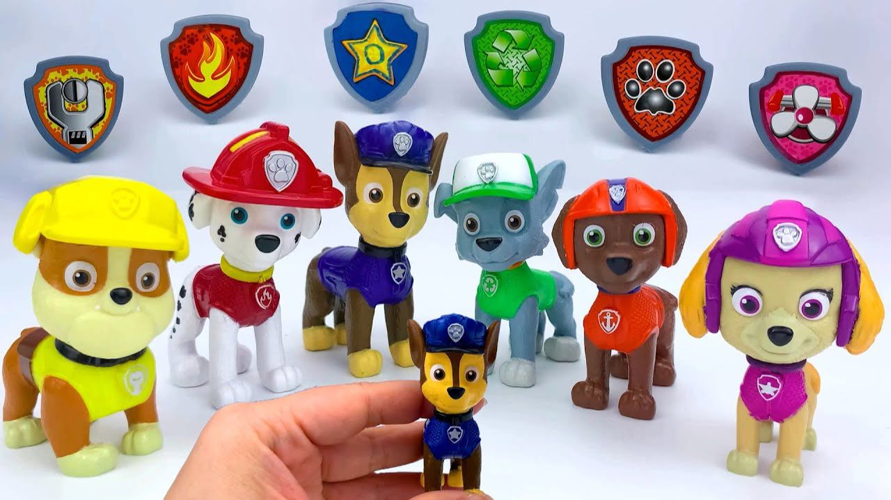 Распаковывает новейшие игрушки Paw Patrol | Скай, Руббл, Рокки, Зума, Чейз и Маршалл Игрушки ASMR