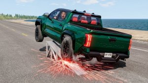 BeamNG Drive - Захватывающие аварии с переворотами