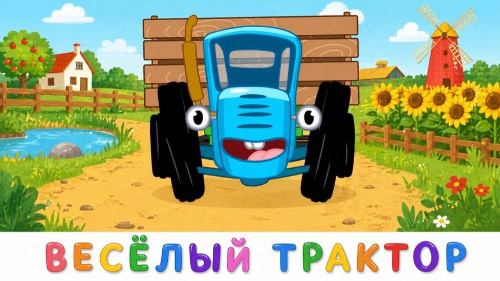 Синий трактор Мультфильм | Синий трактор мультики для малышей | Сборник серий Синий трактор игра