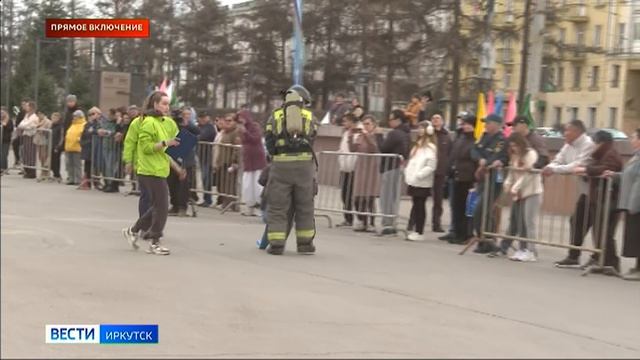 377-ю годовщину со Дня образования пожарной охраны России отмечают в эти минуты в Иркутске