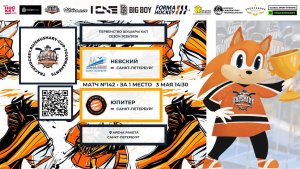 Матч №142 • Невский — Юпитер • Shushary Cup 2018-U8 • Арена Ракета • 3 мая 2026 в 14:30