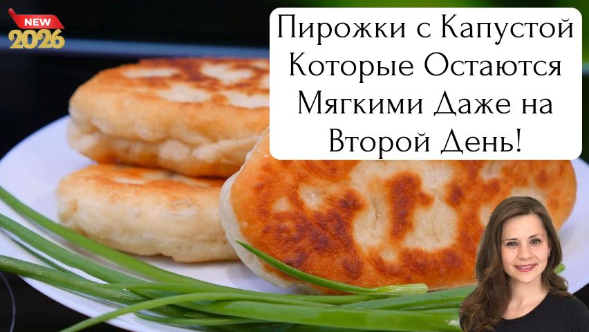 Пирожки с Капустой Которые Остаются Мягкими Даже на Второй День!