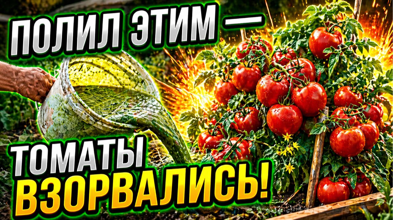 СНЫТЬ И ЛЕБЕДА — БЕСПЛАТНОЕ ЗОЛОТО: Томаты завалят урожаем после этой подкормки