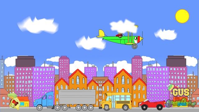 Learn Vehicles For Kids With Cars, School Bus, And Trucks