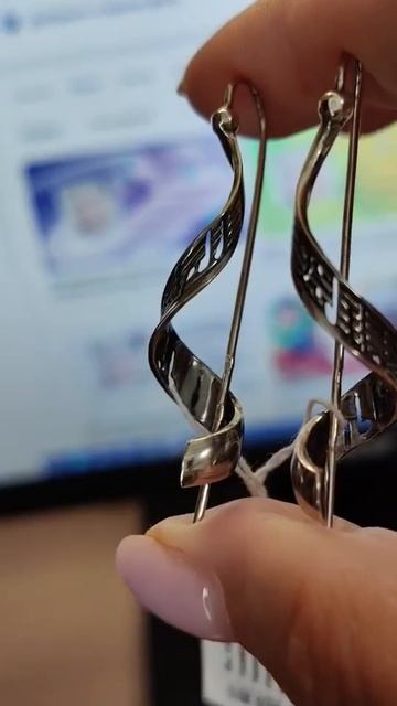 💎СЕРЕБРЯНЫЕ СЕРЬГИ СОЛНЕЧНЫЙ ЛУЧ💎