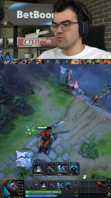 Удивил Мидера ДАГОНОМ на 6 МИНУТЕ! dota2 дота2
