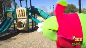 Gus the Gummy Gator Ryan's World Fun Family Board Game with Ryan's Mommy + Outdoor Playground Fun