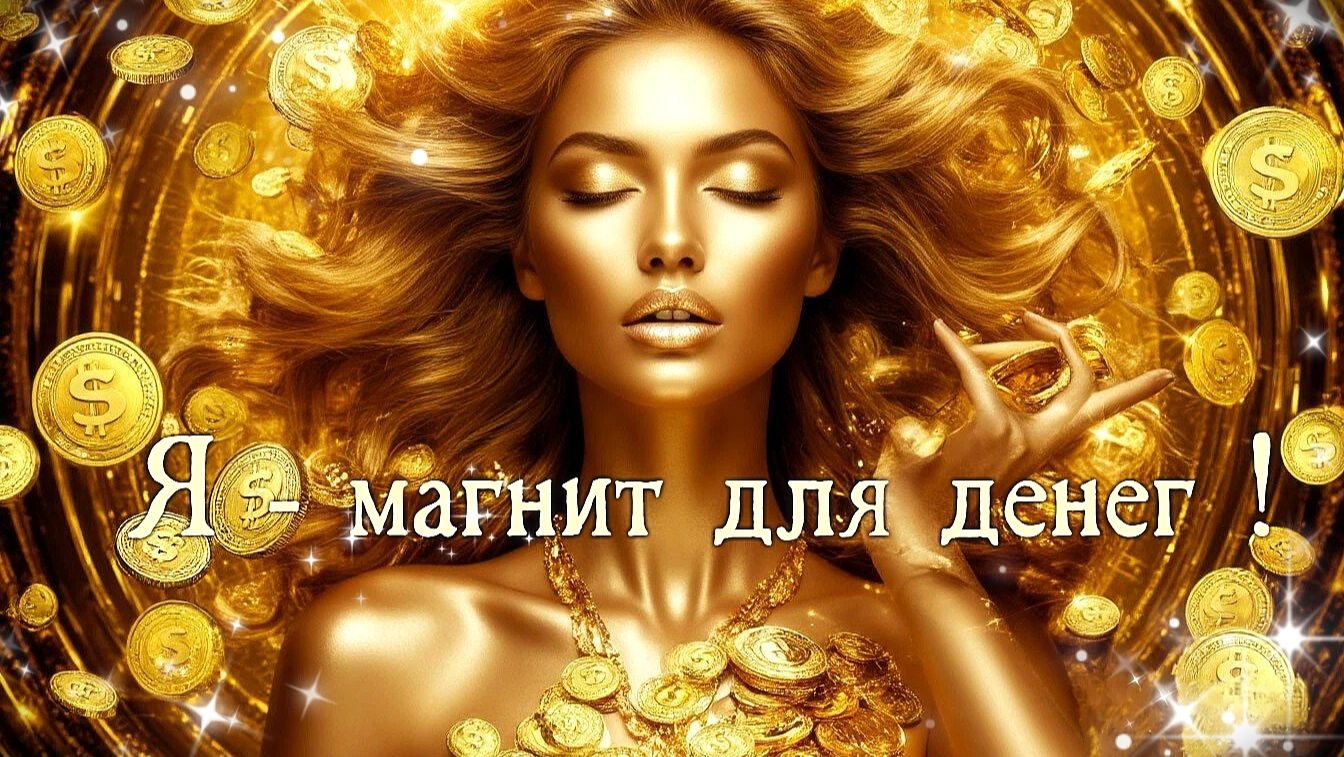 Я - магнит для денег! Аффирмации для привлечения богатства! Слушай и богатей!