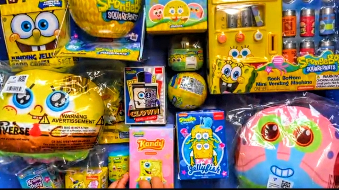 АСМР РАСПАКОВКА чудесных Сюрприз Боксов со СпанчБоб и Патриком 🥰