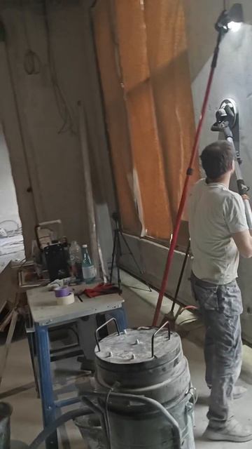 Шлифовальная машина жираф MAXXT MBLS400FB 225 мм шлифовка штукатурки.