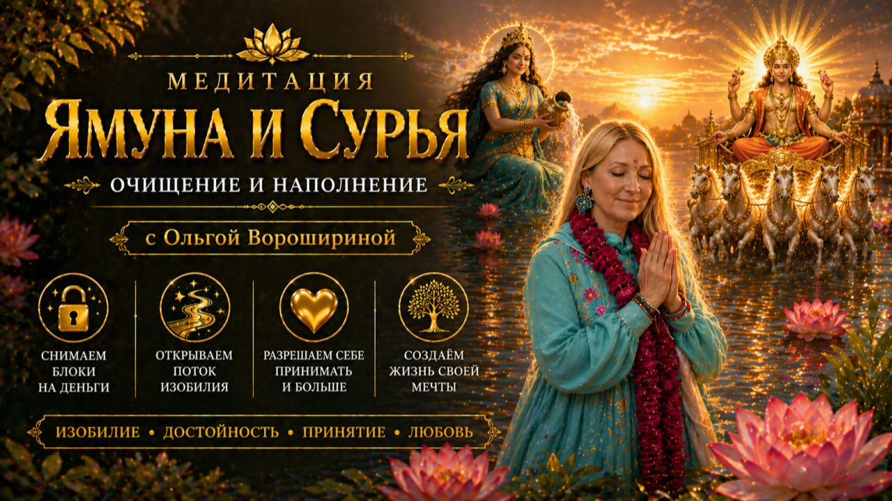Медитация "Ямуна и Сурья: очищение и наполнение"