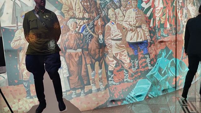 Экскурсия по выставке «Боевое Содружество Монголии и России - 105»