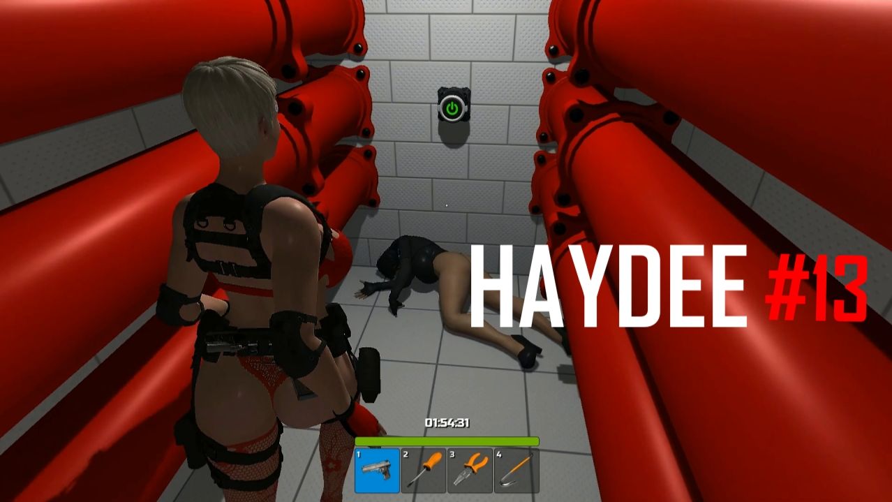 Haydee. Прохождение #13.Противогаз и кнопка Power