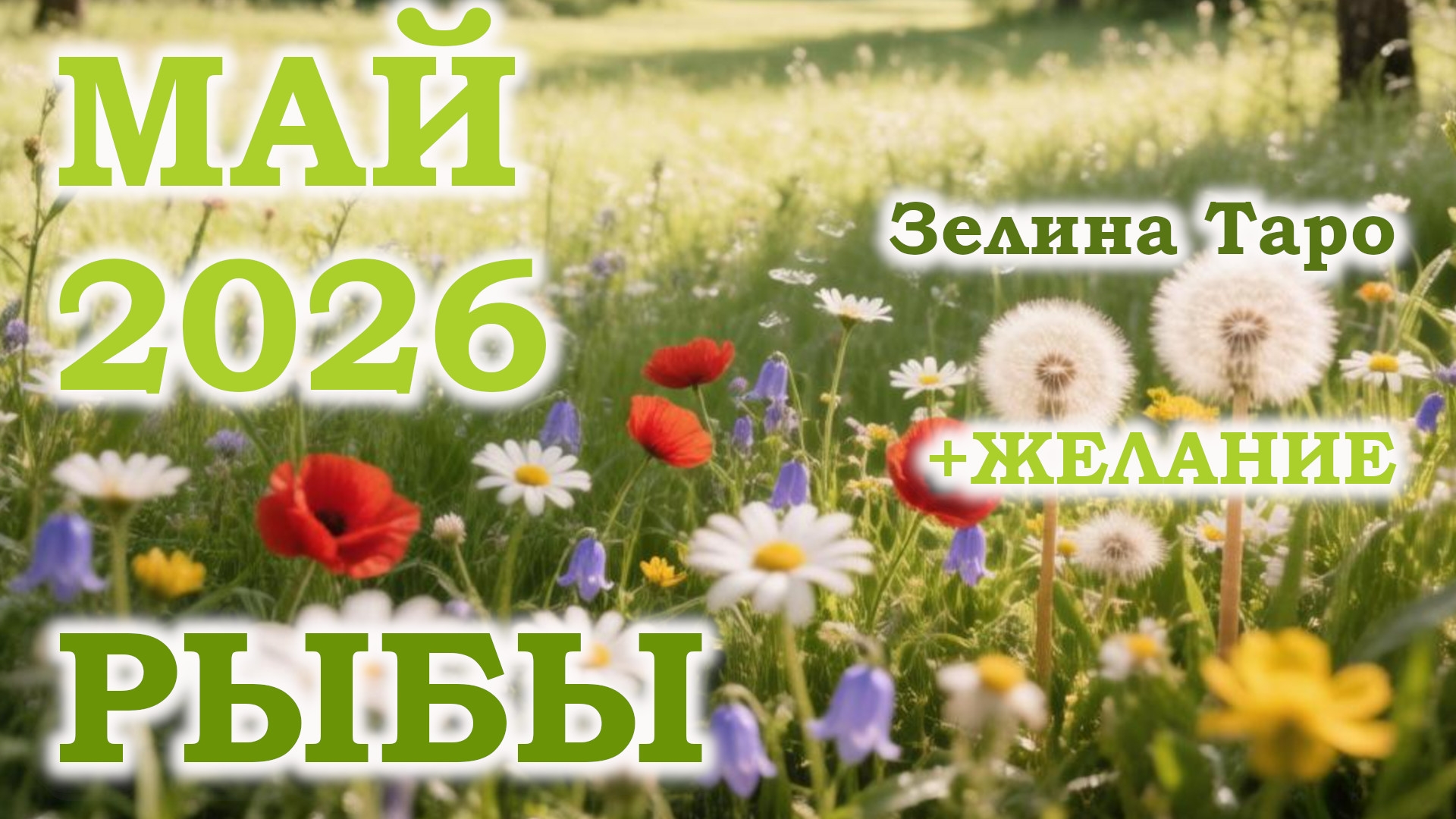РЫБЫ | ТАРО прогноз на МАЙ 2026 года | Желание | Расклад таро