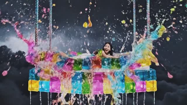 Невероятно приятные парящие кровати в невозможных местах создает визуальную атмосферу для сна ASMR