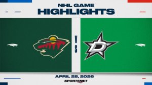 29.04.2026 | ОБЗОР МАТЧА | 1/8 Финала | Даллас Старз - Миннесота Уайлд | Highlights