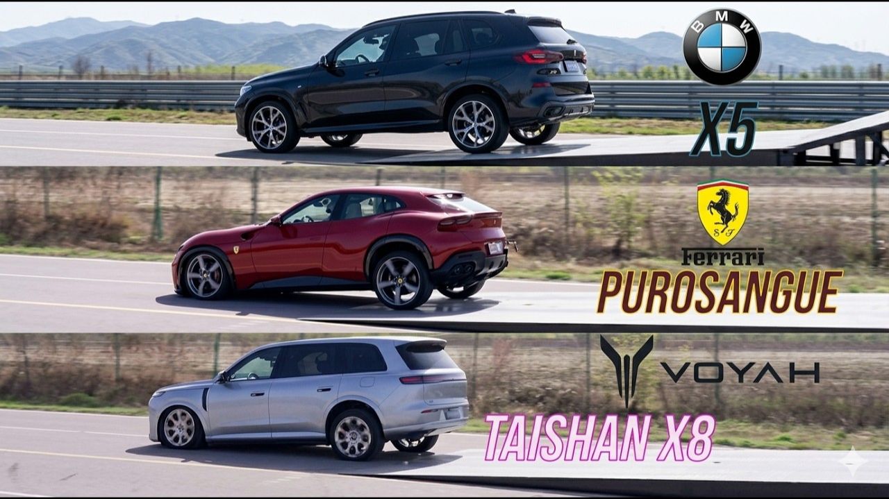 BMW Vs Ferrari Vs Voyah: кто переживёт жёсткий тест?