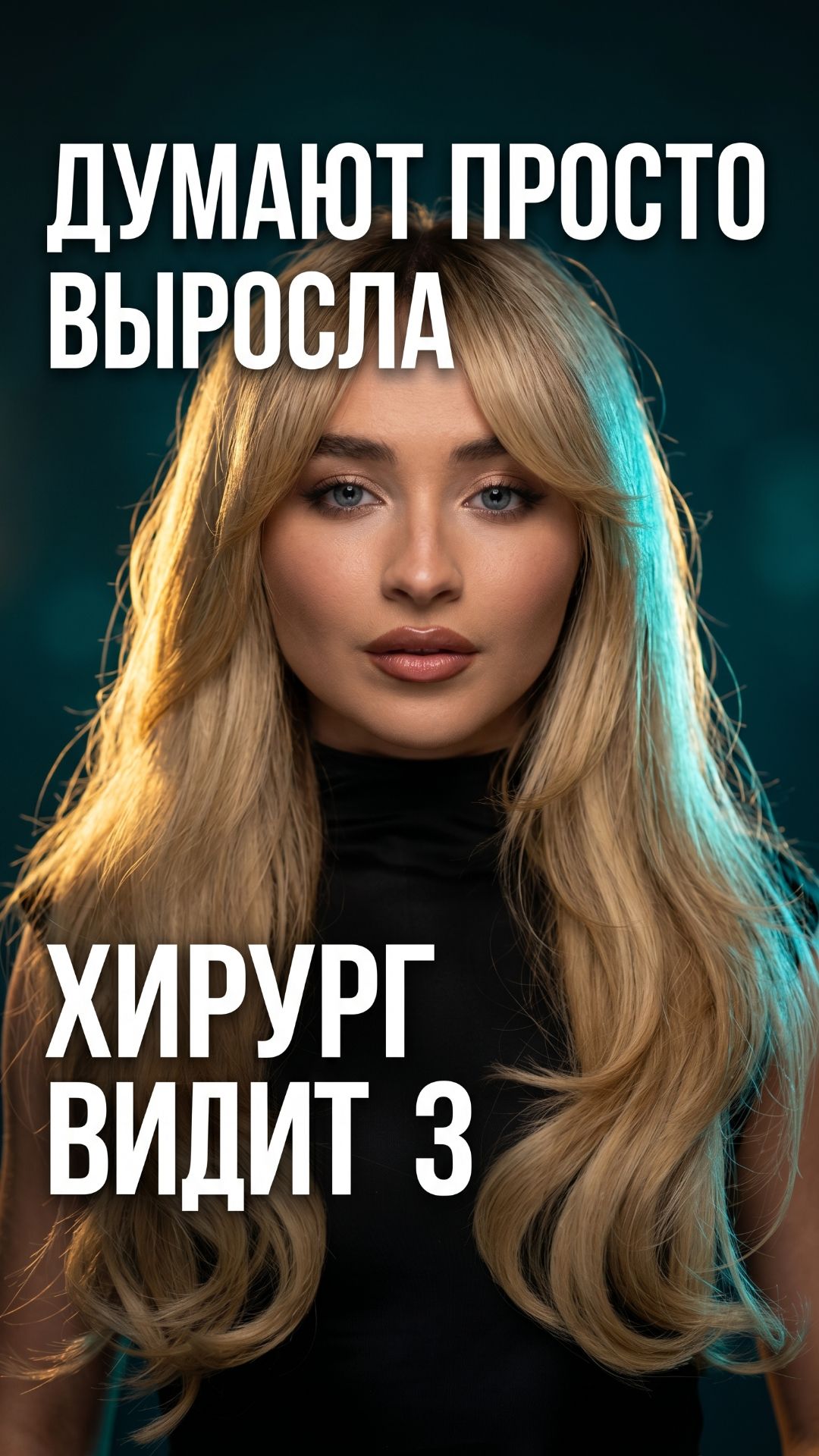 Все думают просто выросла — хирург видит подбородок, губы и Биша 👇