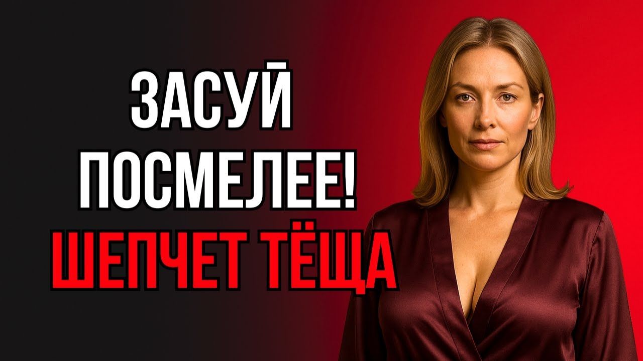 «ЗЯТЁК, БЕРИ СЕЙЧАС, ПОКА Я ЕЩЁ НЕ ПЕРЕДУМАЛА» ШЕПНУЛА ТЁЩА В ОДИНОЧЕСТВЕ