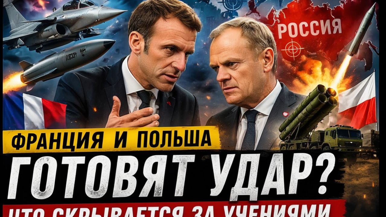 ЯДЕРНЫЙ СЦЕНАРИЙ УЧЕНИЙ ЧТО ПРОИСХОДИТ МЕЖДУ ФРАНЦИЕЙ И ПОЛЬШЕЙ.