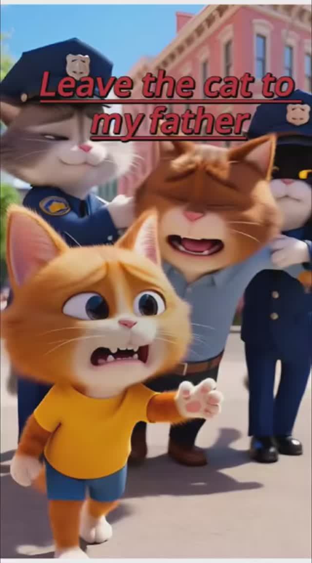 Кот ответил за ошибки котенка