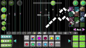 Geometry dash постройка уровня ДЕНЬ 10 юбилей и третий человек попал в уровень
