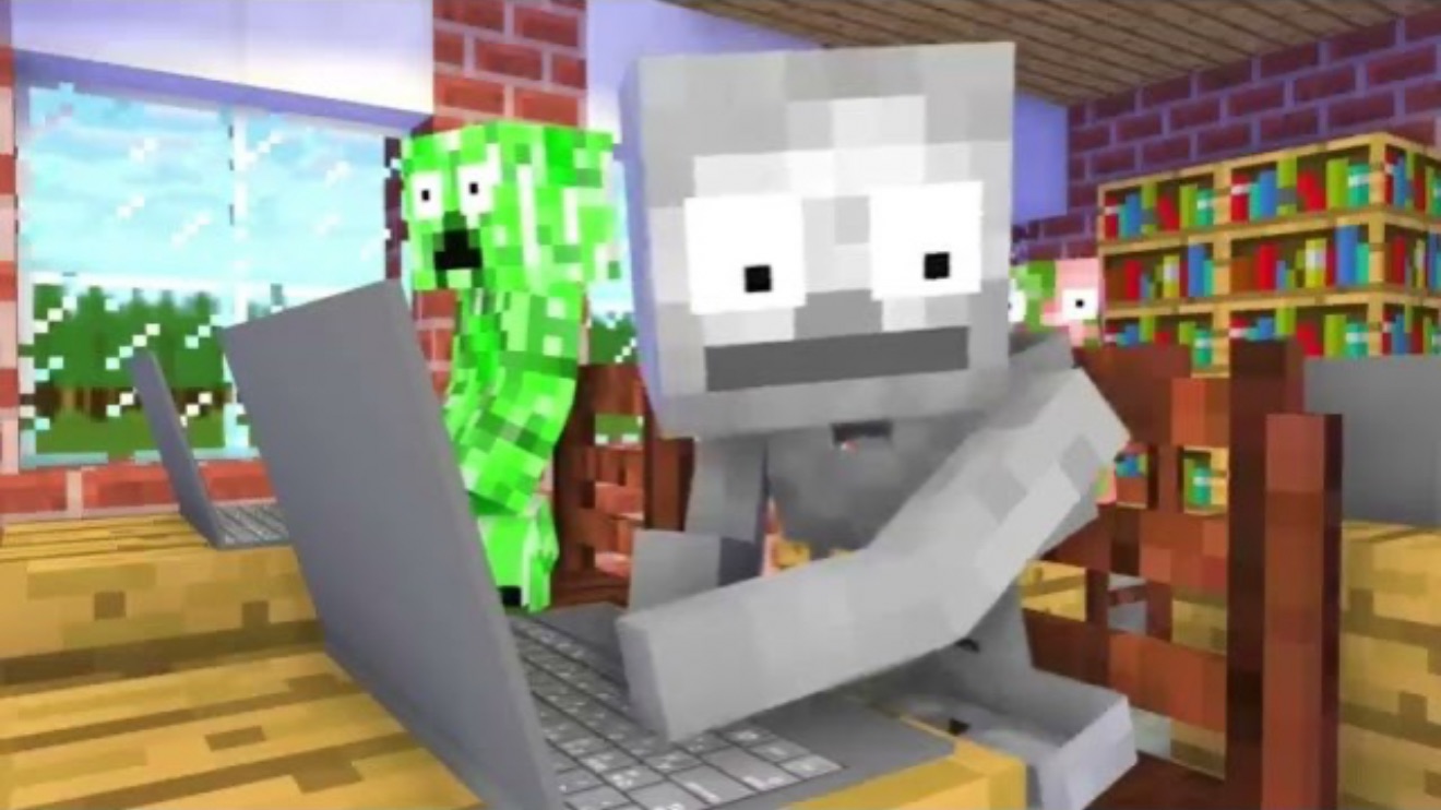 МАЙНКРАФТ МОБЫ ИГРАЮТ В АМОНГ АС! НАШЛИ ЧИТЕРА СРЕДИ ДРУЗЕЙ! АПОКАЛИПСИС!