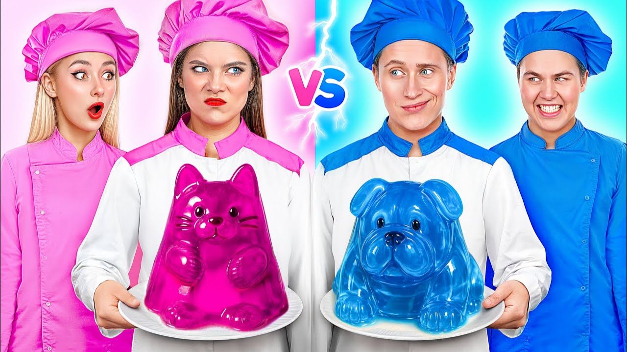 Кулинарный Челлендж Мальчики VS Девочки  Фантастические Лайфхаки с Едой