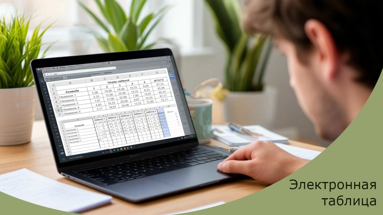 Создание протокола для веб-квеста в электронной таблице