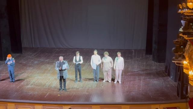 Награждение театральной студии 