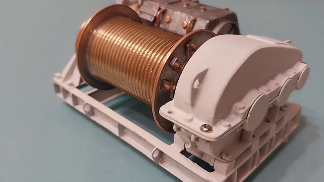 Грузовая лебёдка с новым барабаном. КБ-502.