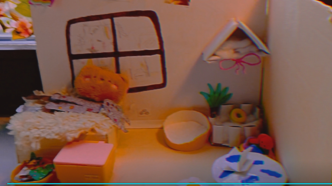 .｡*♡обустройство｡*♡Бумажного домика:)