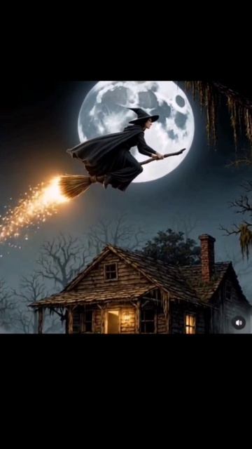 Красивые ночь Ведьма